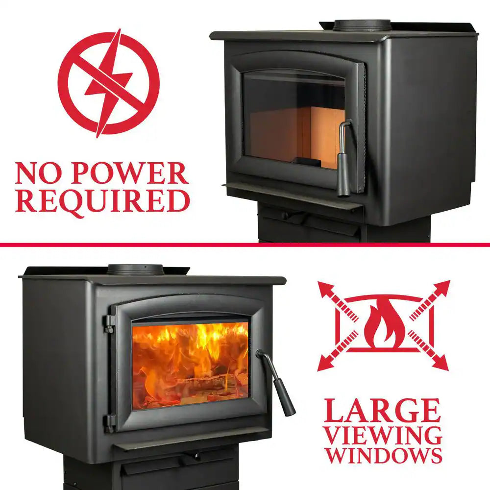 1,200 Sq. Ft. 2020 EPA Certified Wood-Burning Stove
