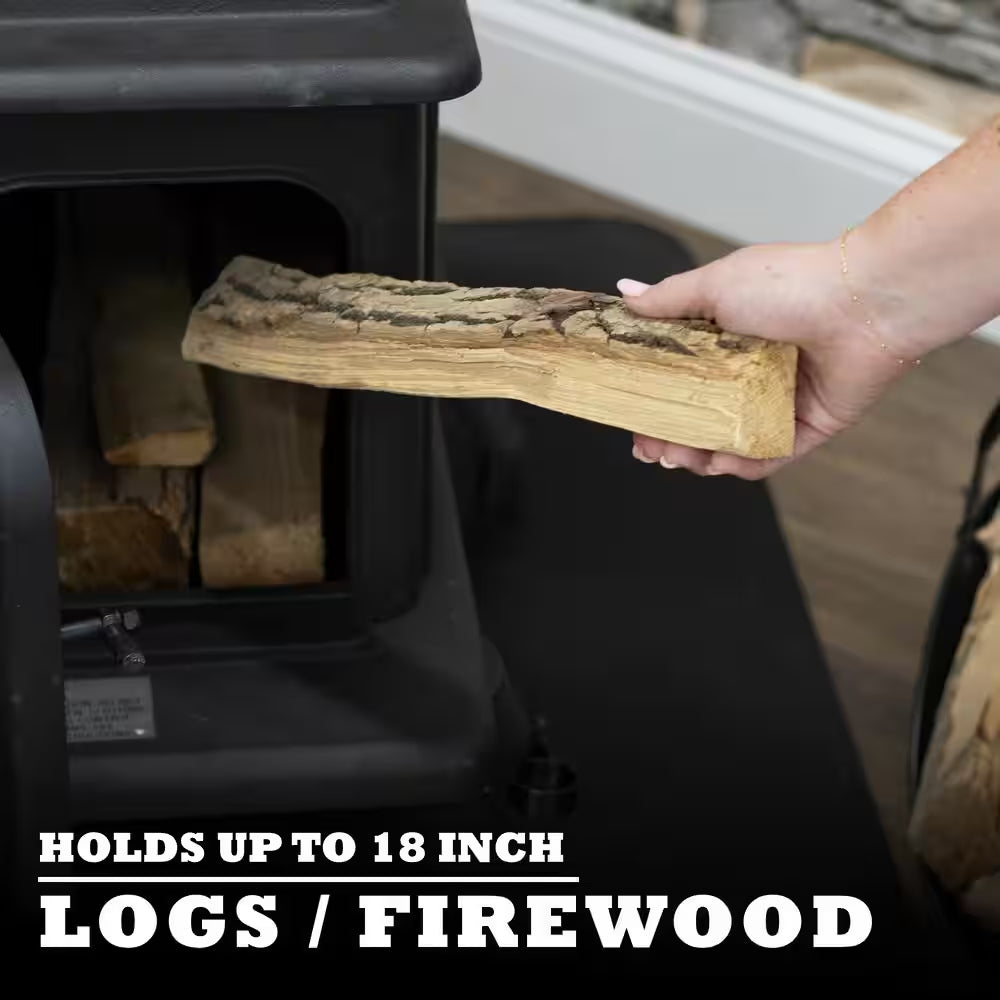 Cast Iron Single Burn Rate Erie Wood Stove - Heats 900 Sq. Ft.