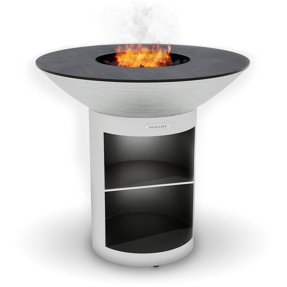 Arteflame 40-Inch Stainless Steel Grill & Griddle — Storage Base