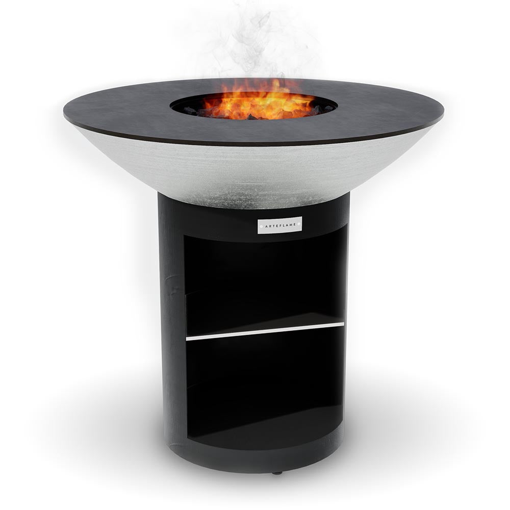 Arteflame 40-Inch Stainless Steel Grill & Griddle — Storage Base