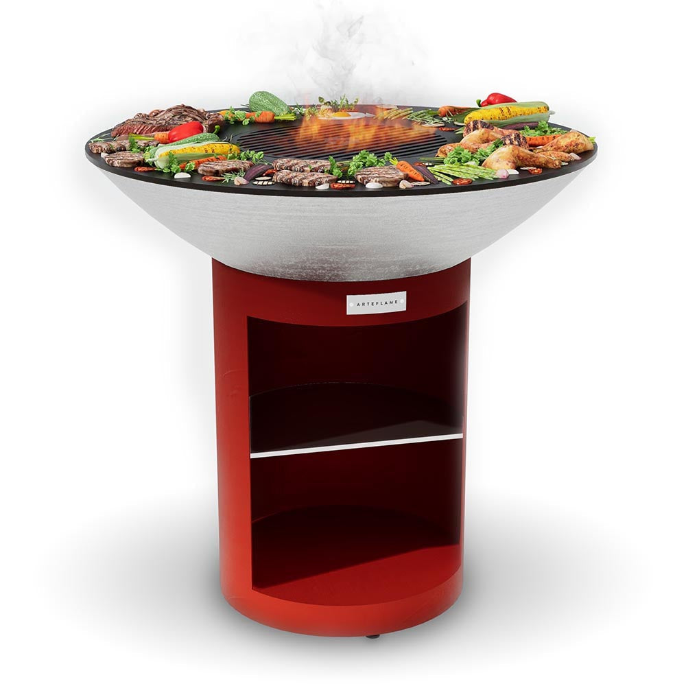 Arteflame 40-Inch Stainless Steel Grill & Griddle — Storage Base