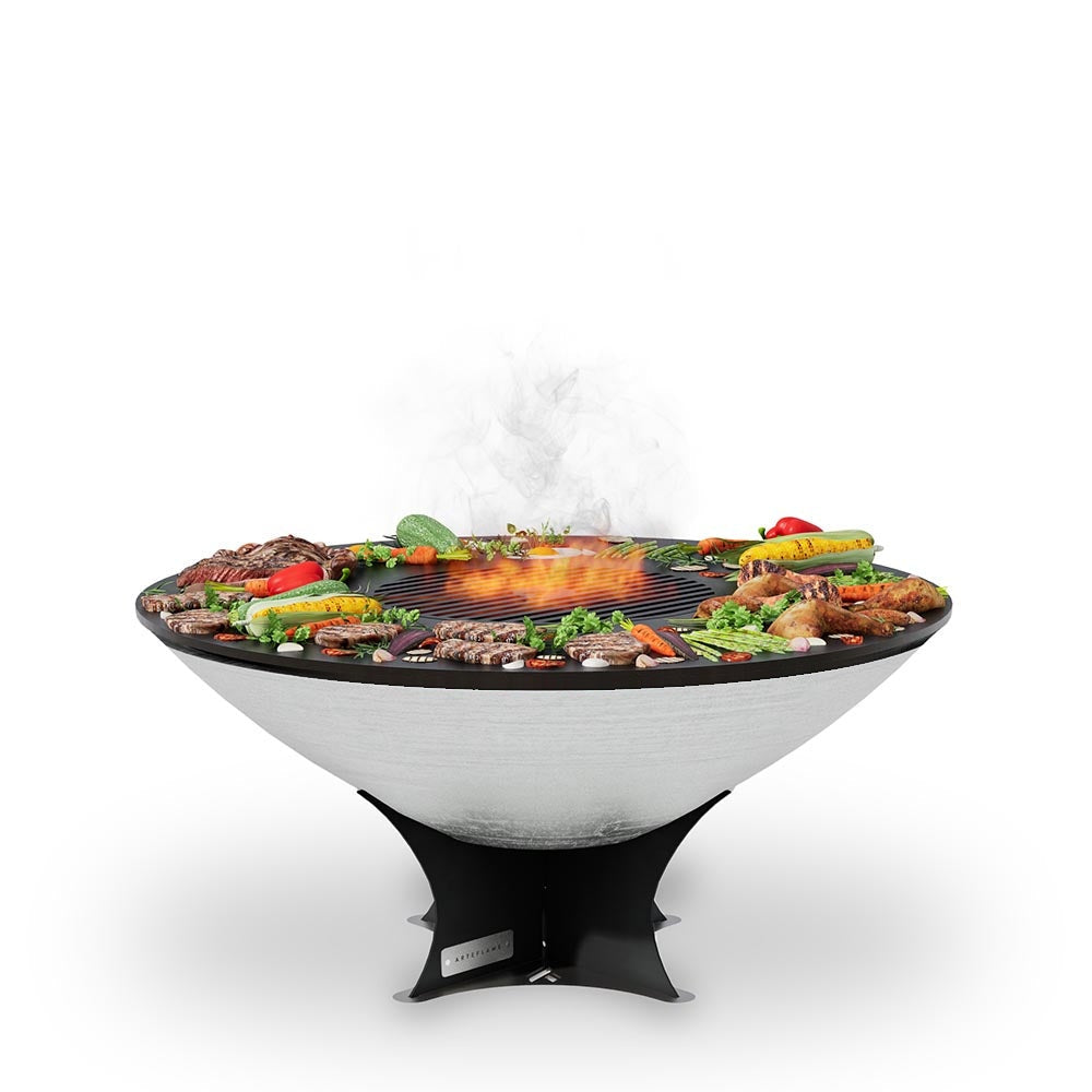 Arteflame 40-Inch Stainless Steel Fire Pit Grill with Cooktop