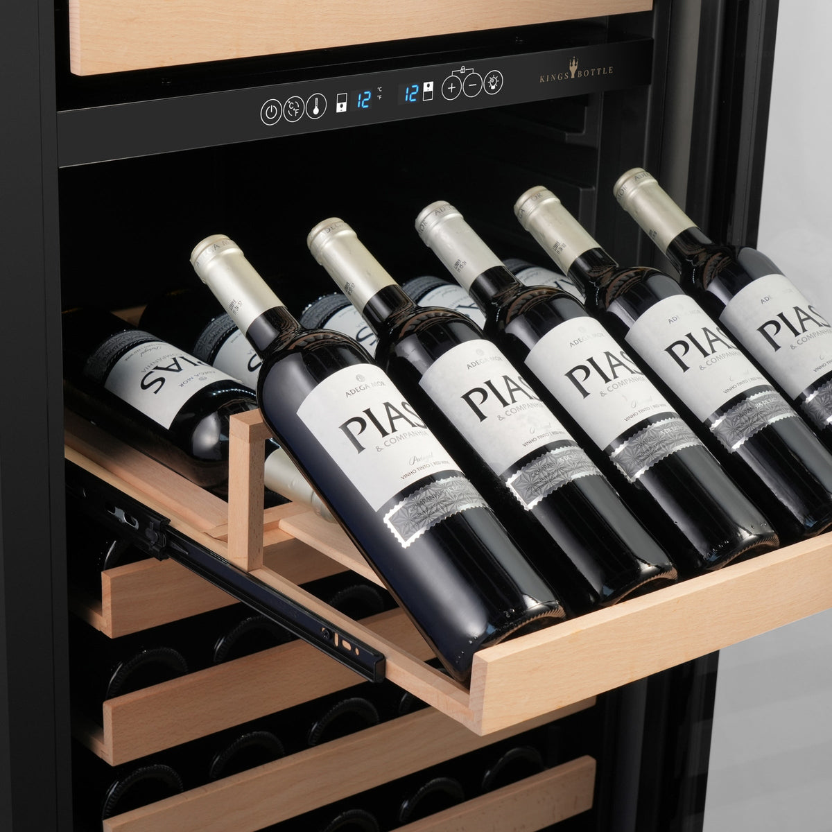 KingsBottle 72-Inch Upright Dual-Zone Wine & Beverage Center