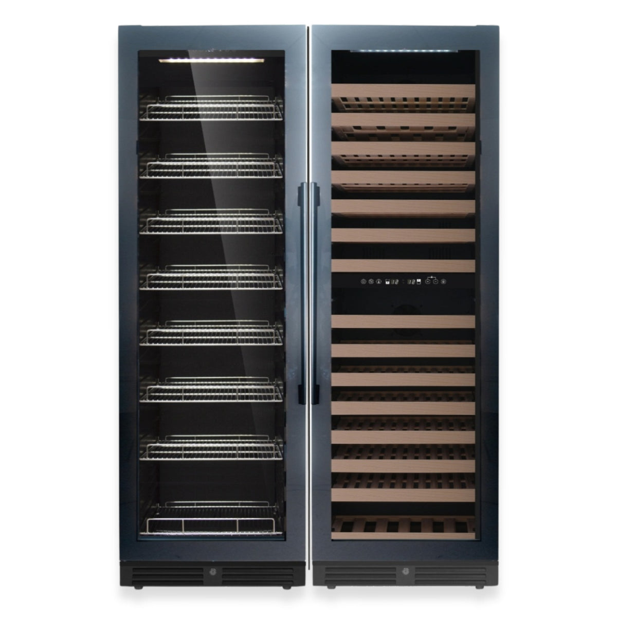 KingsBottle 72-Inch Upright Triple-Zone Wine & Beverage Center