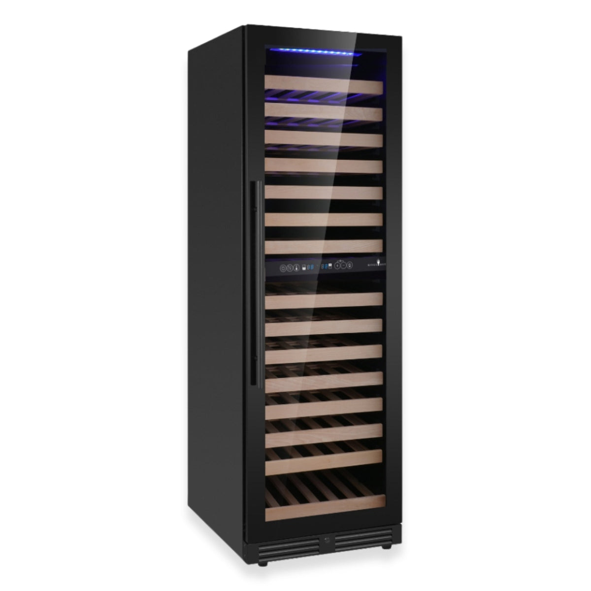 KingsBottle 72-Inch Upright Dual-Zone Wine Cooler