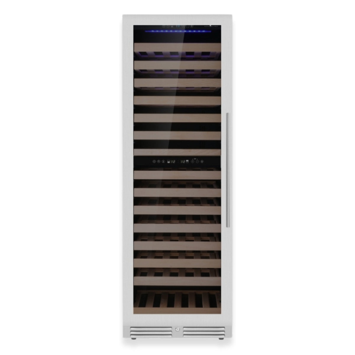 KingsBottle 72-Inch Upright Dual-Zone Wine Cooler