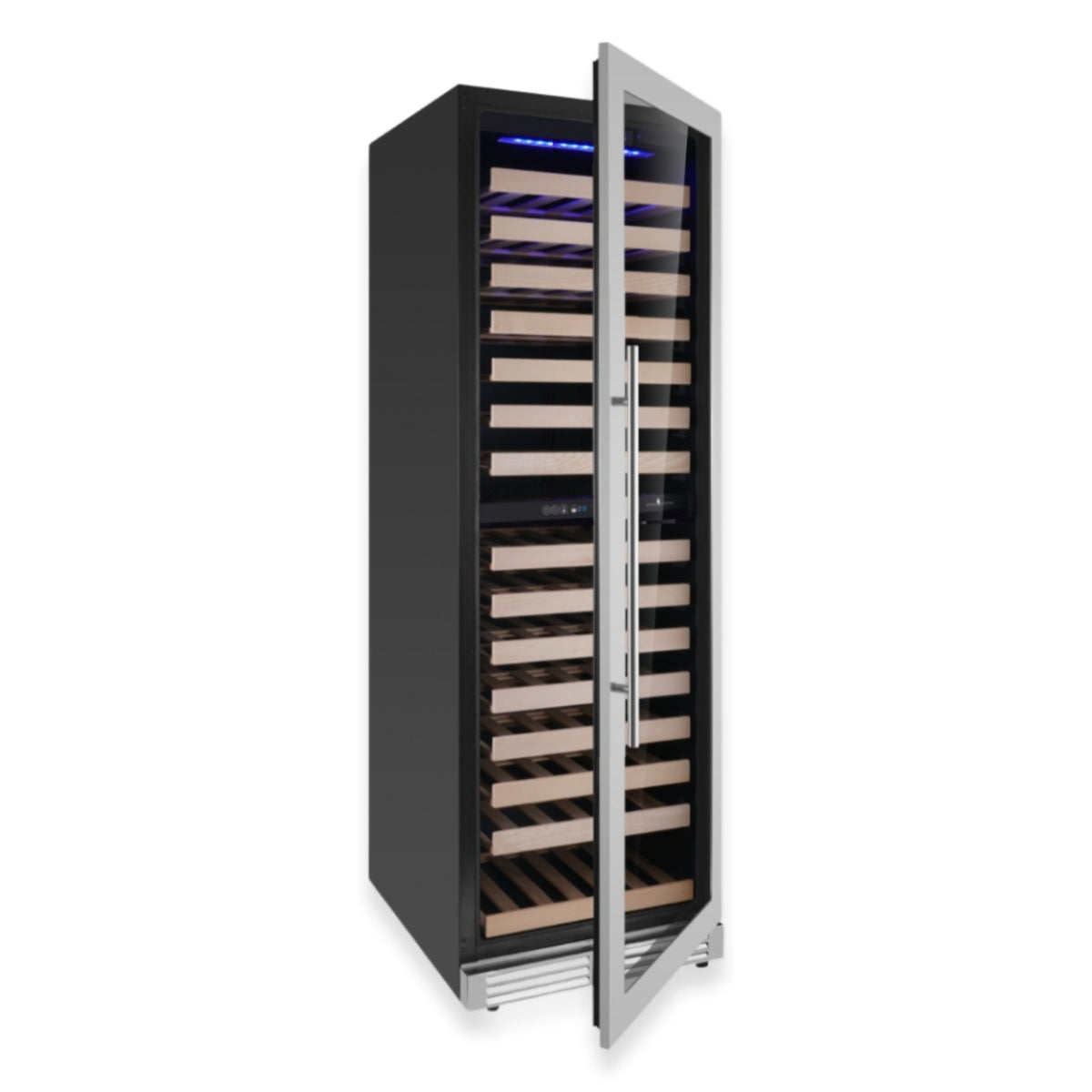 KingsBottle 72-Inch Upright Dual-Zone Wine Cooler