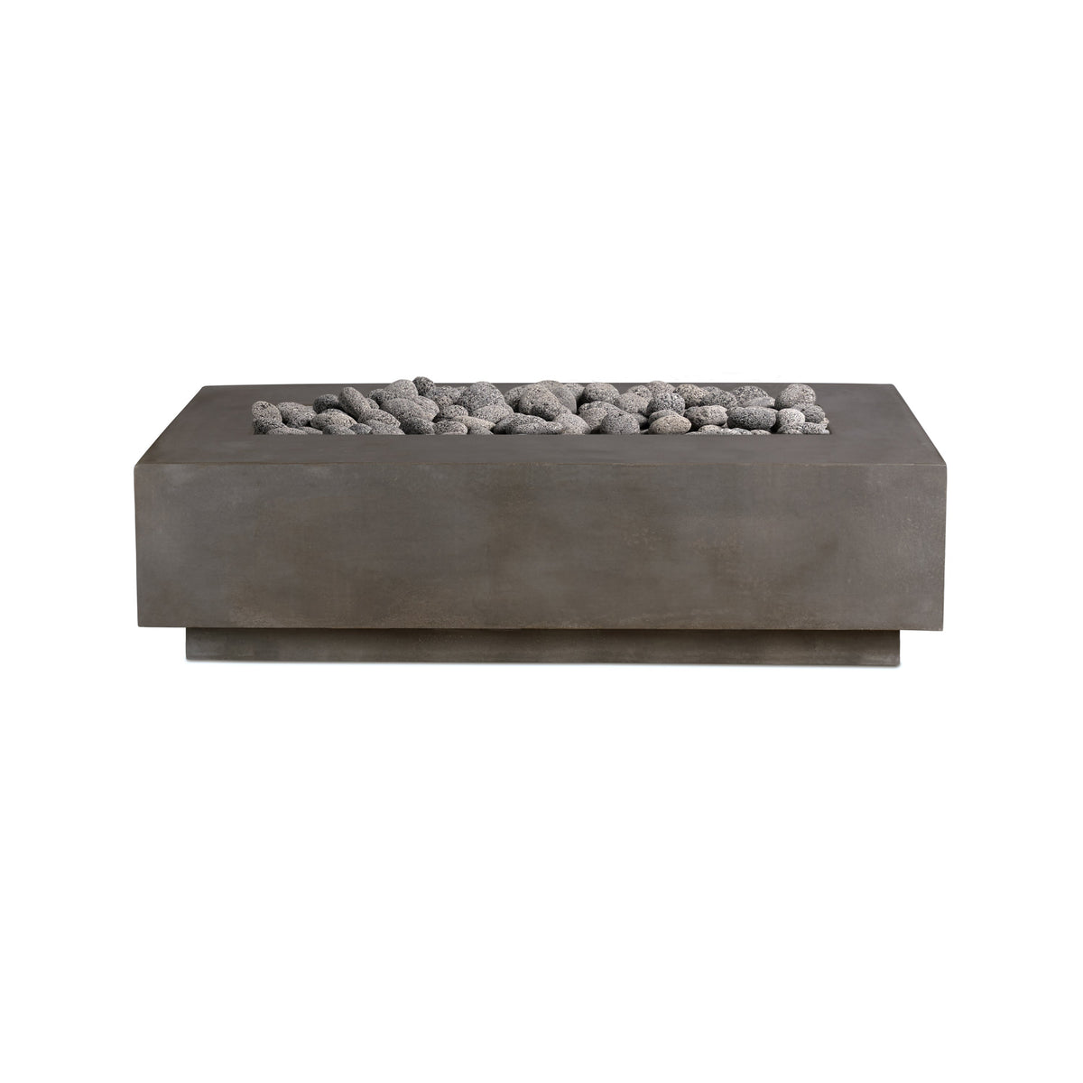 Lineal Rectangular Concrete Fire Table