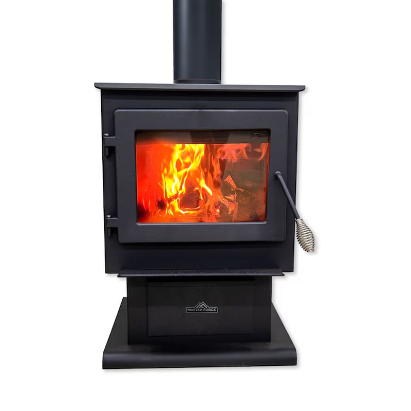 2500-Sq Ft Heating Area Firewood and Fire Logs Wood Stove (EPA Approved)
