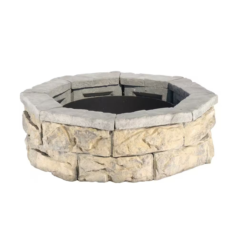 30 In. Fossill Limestone Fire Pit Kit