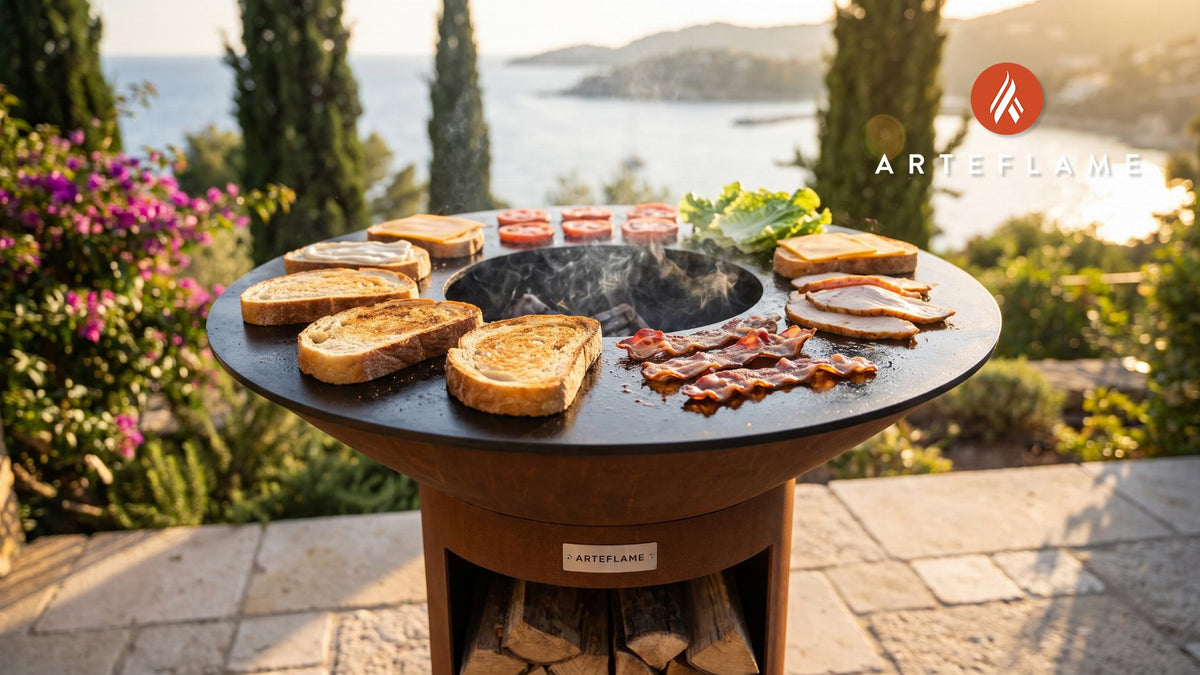 Arteflame Classic 40-Inch Grill — Tall Round Base