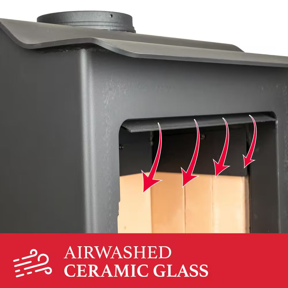 1,200 Sq. Ft. 2020 EPA Certified Wood-Burning Stove