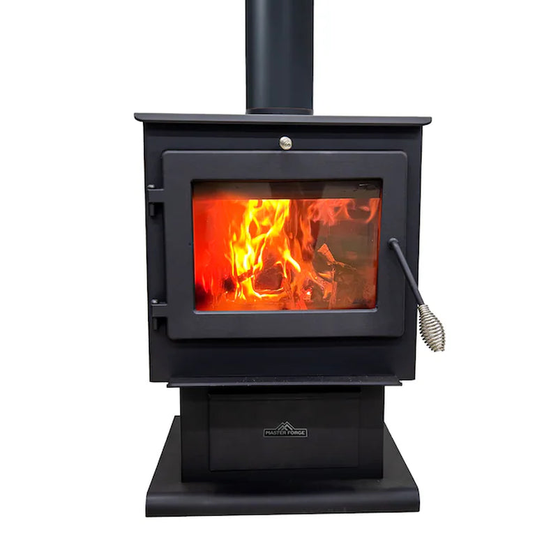 2500-Sq Ft Heating Area Firewood and Fire Logs Wood Stove (EPA Approved)