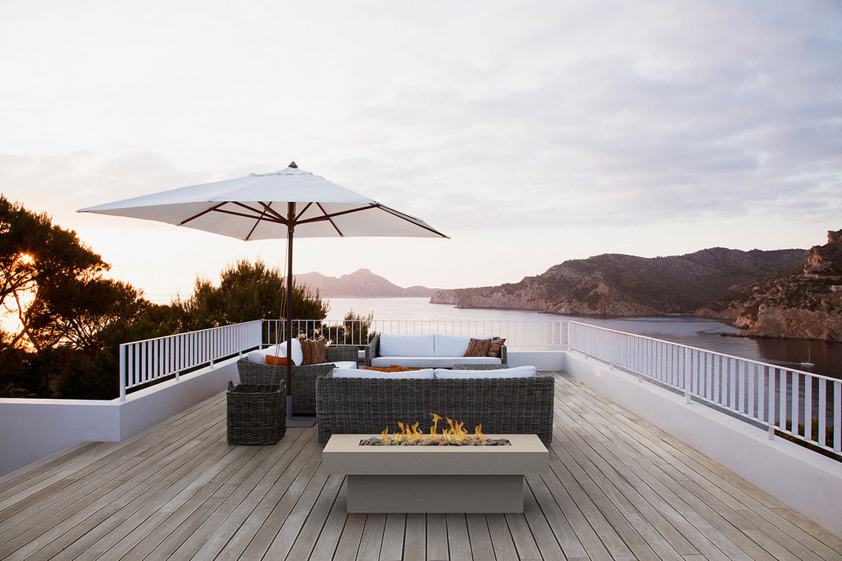 Terraza Concrete Fire Pit Table