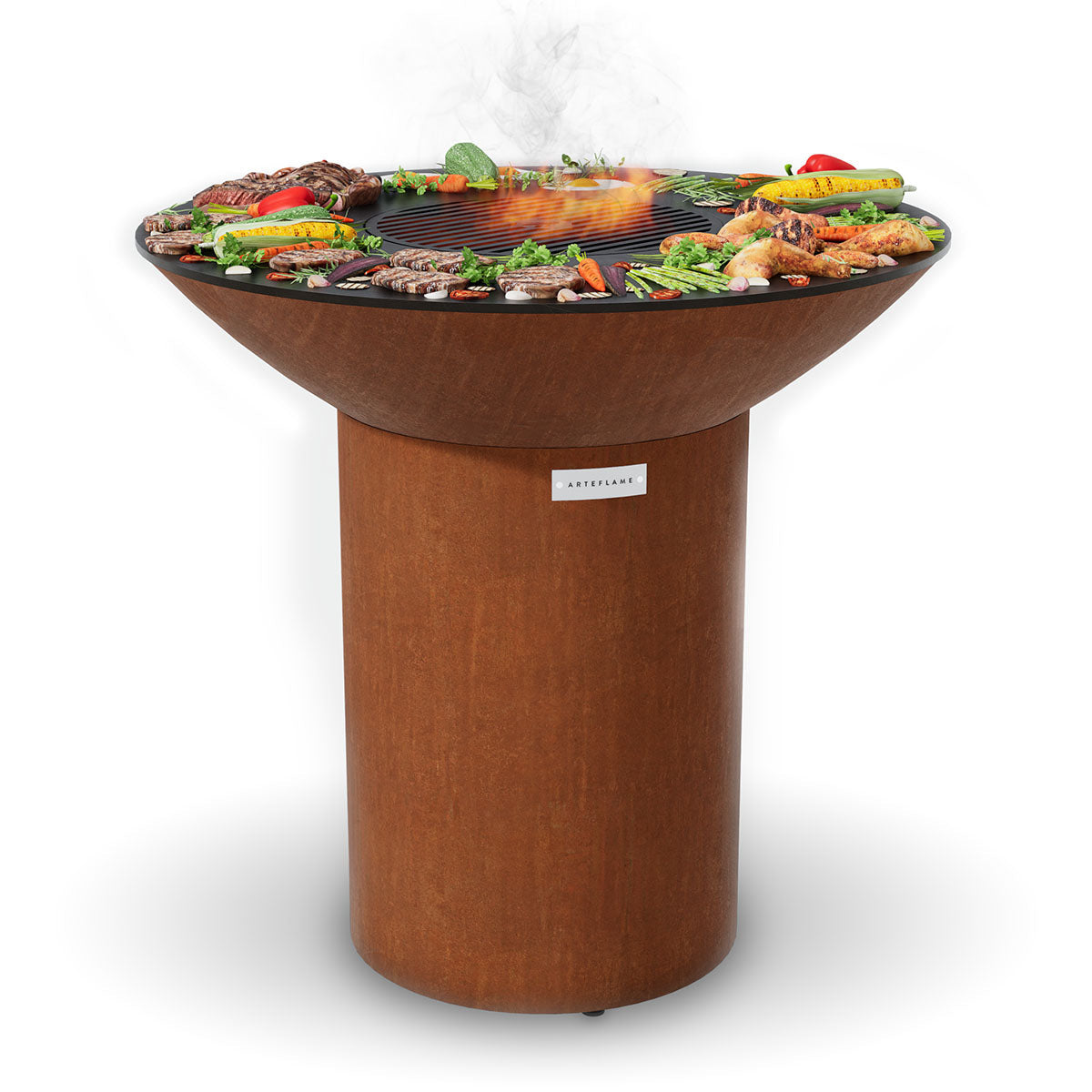 Arteflame Classic 40-Inch Grill — Tall Round Base