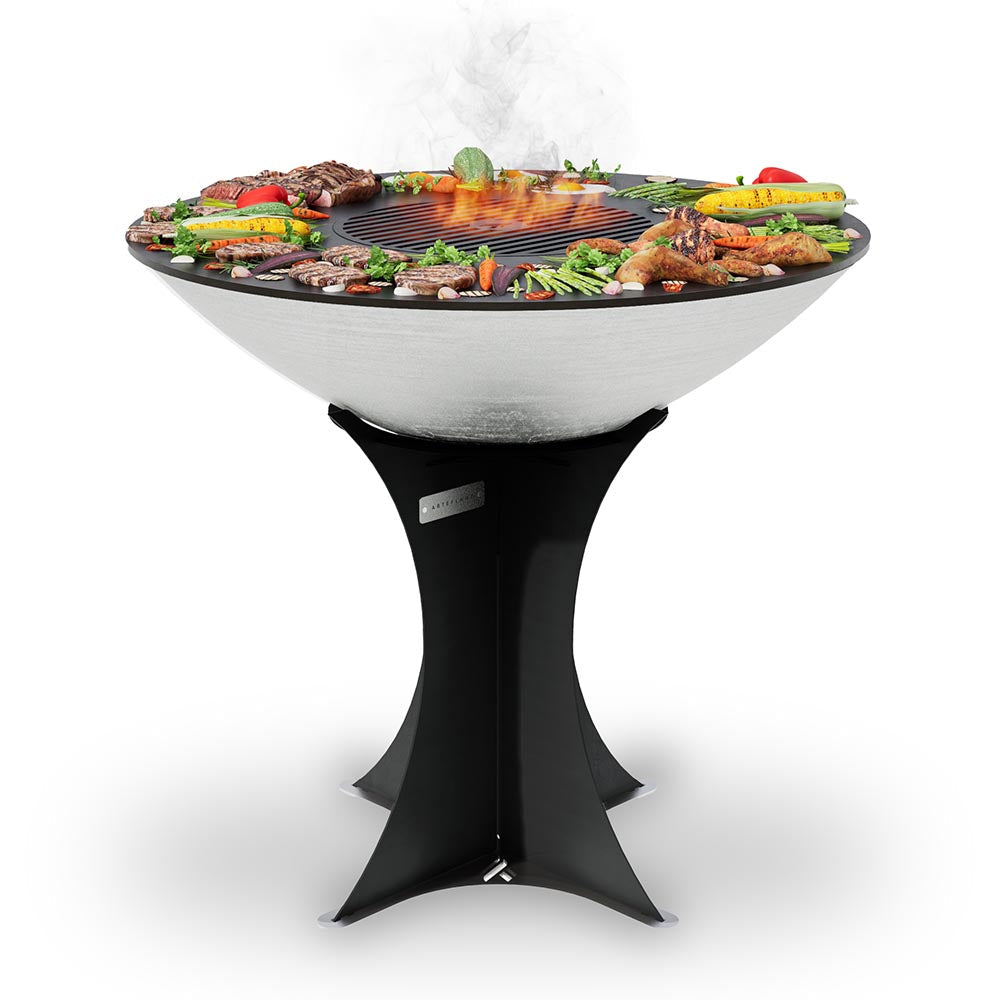 Arteflame 40-Inch Stainless Steel Grill & Griddle — Euro Base
