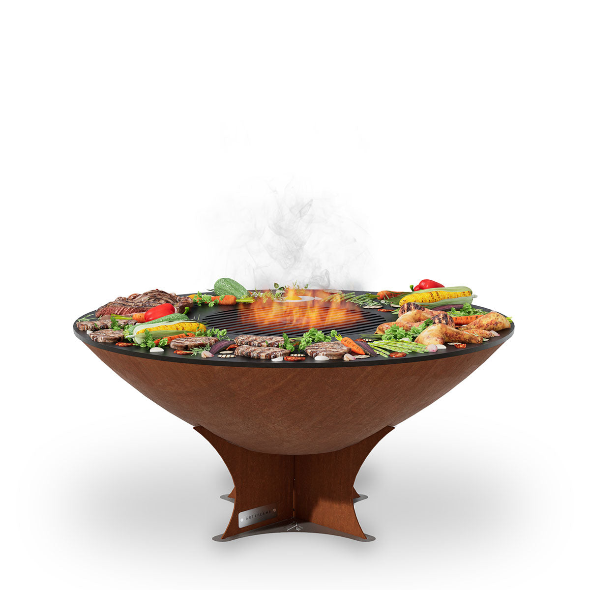 Arteflame Classic 40-Inch Fire Pit with Cooktop