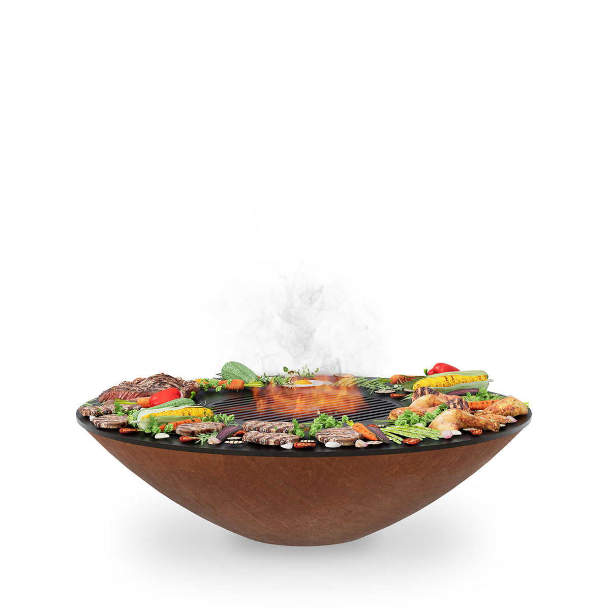 Arteflame Classic 40-Inch Fire Pit with Cooktop