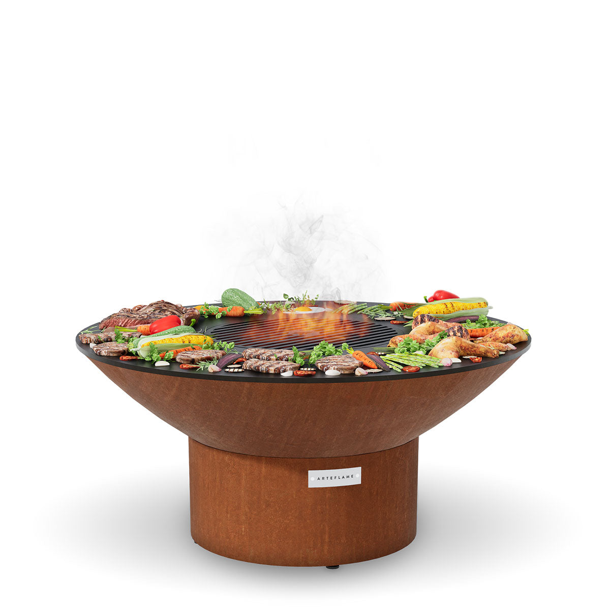 Arteflame Classic 40-Inch Fire Pit with Cooktop