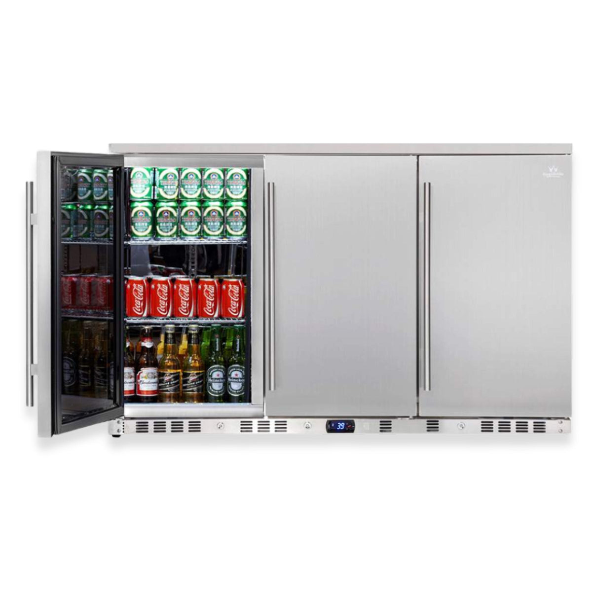 KingsBottle 53-Inch Outdoor Beverage Refrigerator