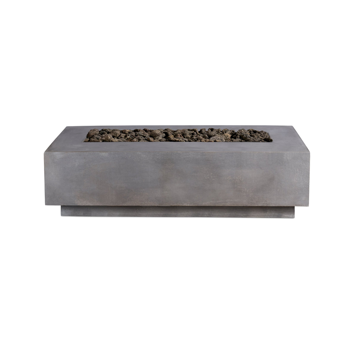 Lineal Rectangular Concrete Fire Table