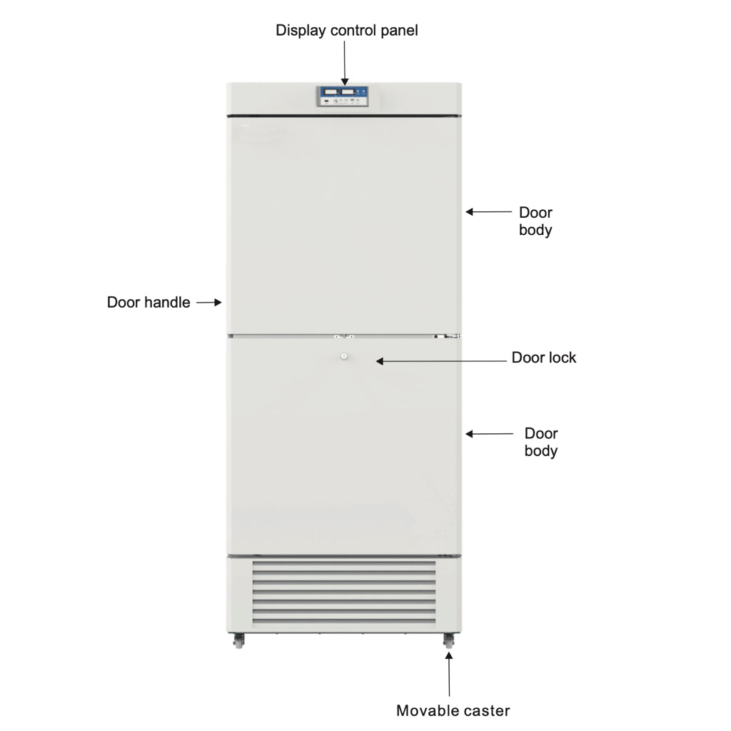 KingsBottle MLF450 450L Two-Chamber Biomedical Freezer