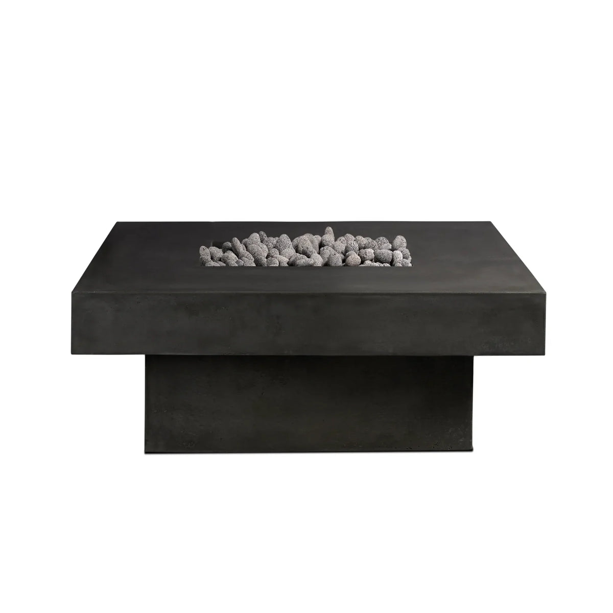 Platz Square Concrete Fire Pit Table