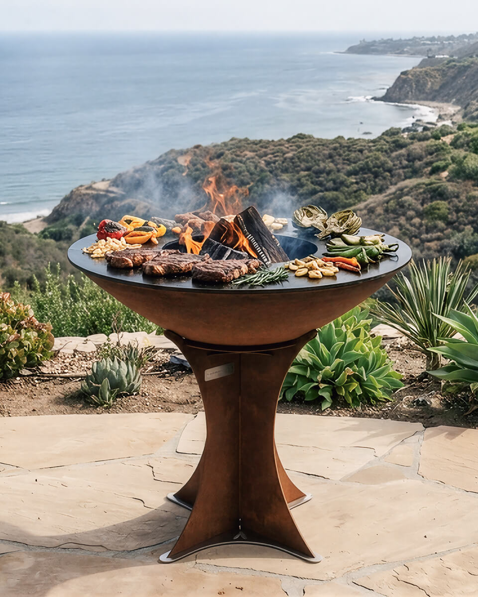Arteflame XXL 40-Inch Flat-Top Grill — Tall Euro Base