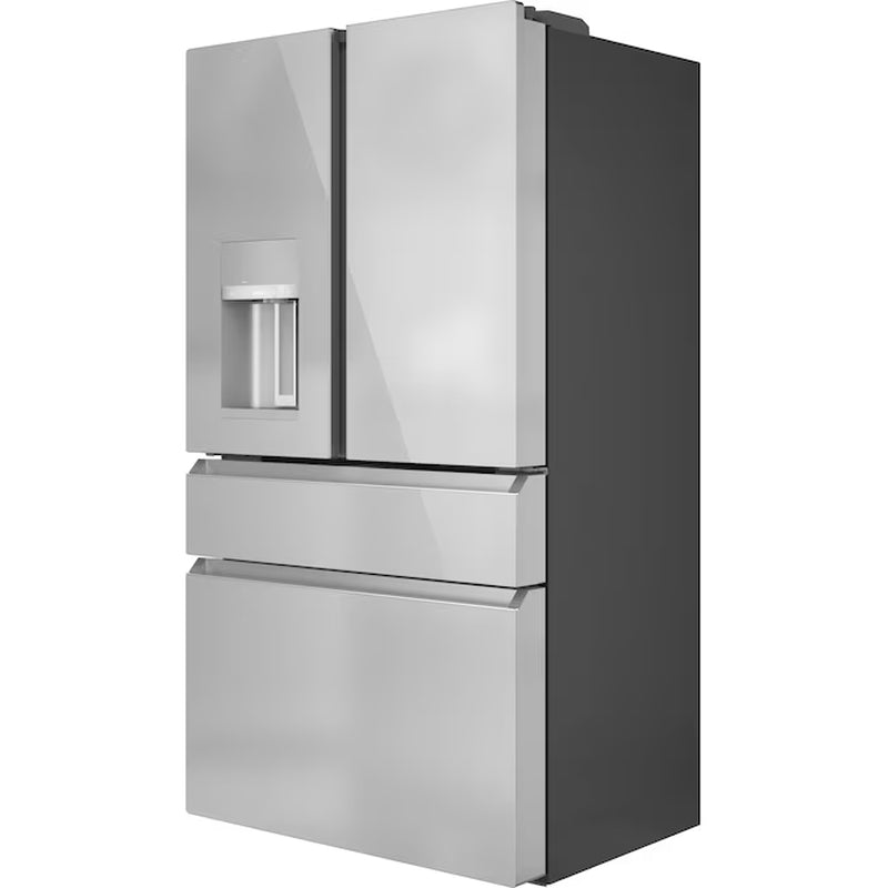 Counter-Depth 22.3-Cu Ft 4 -Door 36-In Wide Smart Compatible French Do