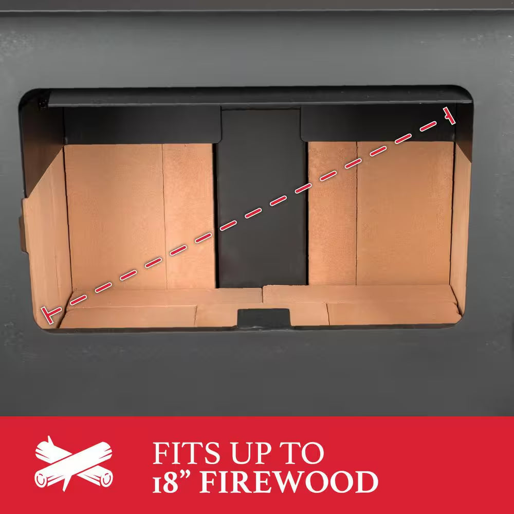 1,200 Sq. Ft. 2020 EPA Certified Wood-Burning Stove